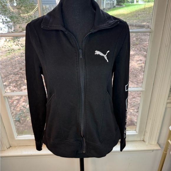 Puma Classic Black Jacket - Picture 1 of 10
